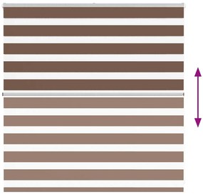 Cortina de zebra 145x100 cm largura do tecido 140,9cm poliéster