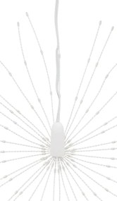Iluminações estrelares Natal 140 LEDs 8 pcs 17 cm branco quente