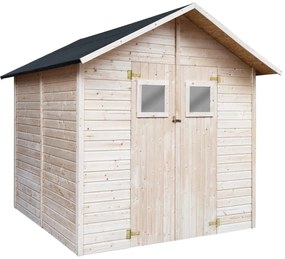 vidaXL Casa 226 x 248 x 218 cm Madeira processada