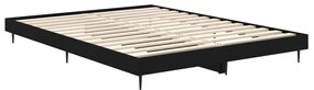Estrutura de cama 135x190 cm derivados de madeira preto