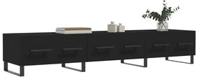 Móvel de TV 80x36x50 cm derivados de madeira preto