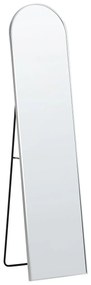 Espelho de pé prateado 36 x 150 cm BAGNOLET Beliani