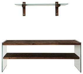 Móvel de TV TV104 – Nogueira – 120x45x35 cm