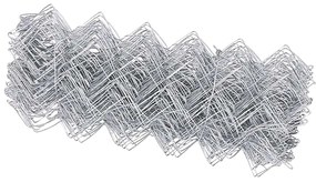 Cerca Prateado 10 x 0.8 m Aço galvanizado
