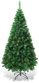 Árvore de Natal Artificial de 1,5m com Base Metálica Material PVC Casa Árvore de Abeto Verde