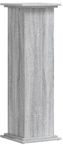 Suporte p/ plantas 33x33x100 cm derivados madeira cinza sonoma