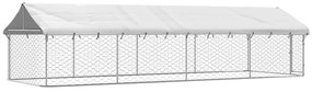 Canil de exterior com telhado 600x200x150 cm