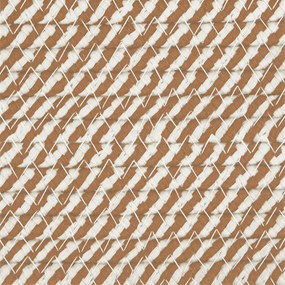 Cesto de arrumação Ø40x35 cm algodão castanho e branco