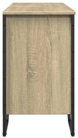 Móvel p/ lavatório 91x35x60cm derivados madeira carvalho sonoma