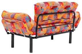 Sofá-Cama de 2 Lugares Nitta – Multicolor – 155x80x70 cm
