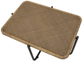 MESA DE CENTRO CEBU 75X55X46,5 CM CASTANHO E PRETO