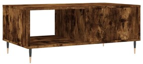 Mesa de centro 90x50x36,5 cm derivados madeira carvalho fumado