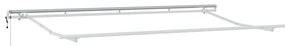 Toldo Retrátil Creme Branco Castanho 400 x 200 cm