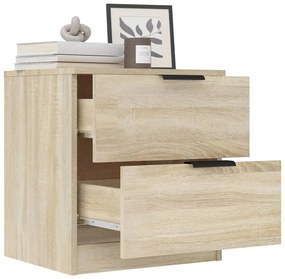 Mesa de cabeceira madeira processada carvalho sonoma