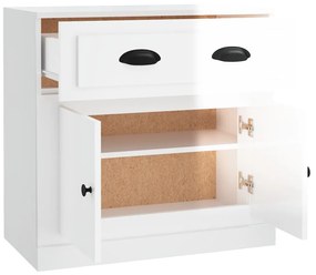 Aparador 70x35,5x67,5 cm derivados de madeira branco brilhante