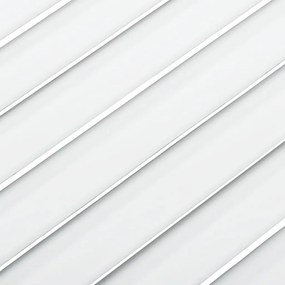 Portas de armário 4 pcs design de persiana pinho maciço branco