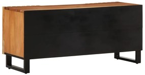 Móvel de TV 105x34x46 cm madeira de acácia maciça