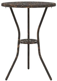 Conjunto de Bistrô de Jardim 3 Peças vidaXL em Alumínio Fundido Bronze
