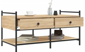 Mesa de centro 99x50x50 derivados de madeira carvalho sonoma