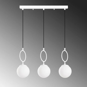 Candeeiro de Teto Ring – Branco – 75 cm x 185 cm