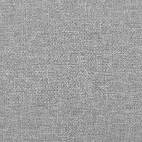Cama boxspring com colchão 120x190 cm tecido cinzento-claro