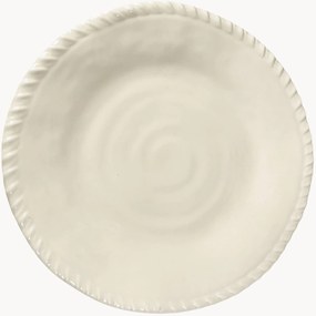 Pratos de sobremesa com rebordo em corda Shell, conjunto de 6