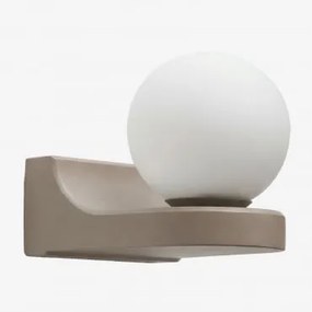 Lanham Aplique De Parede Em Alumínio Moka Brown - Sklum