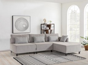 Sofá-Cama de Canto Matris – Cinzento – 285 x 90 x 192 cm