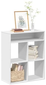 vidaXL Estante branco 66x31x80 cm derivados de madeira