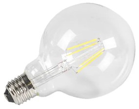 Conjunto de 3 lâmpadas filamento LED E27 G95 4W 320 lm 2700K