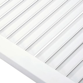 Portas de armário 4 pcs design de persiana pinho maciço branco
