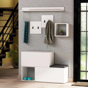 Hall Stand Holdon – Branco – 120x76 cm