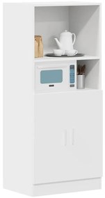 Armário de cozinha 57x41,5x131,5 cm derivados de madeira branco