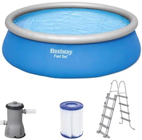 Conjunto de piscina Bestway Fast Set Ø 457 cm, altura: 122 cm Azul