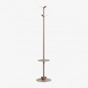 Cabide De Pé Com Suporte Para Guarda-chuvas Em Ferro Ercilia Moka Brown - Sklum