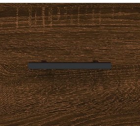 Mesa de cabeceira 2 pcs derivados de madeira carvalho castanho