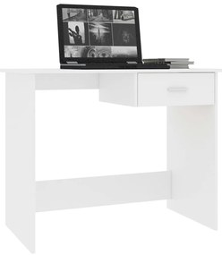 Secretária 100x50x76 cm contraplacado branco