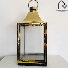 Lanternas Decorativas | Dourado - Pequeno