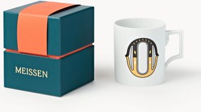 Westwing x MEISSEN, Caneca artesanal com motivo decorativo Initials