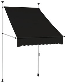 Toldo retrátil manual 100 cm antracite