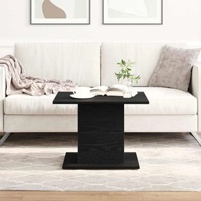 vidaXL Mesa de Café Carvalho Preto 55,5x55,5x40 cm Madeira de Engenharia