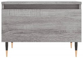 Mesas de centro 2 pcs 50x46x35cm deriv. madeira cinzento sonoma