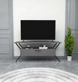 ****  
Móvel TV Tarz – Antracite – 124 cm x 54 cm x 35 cm

**