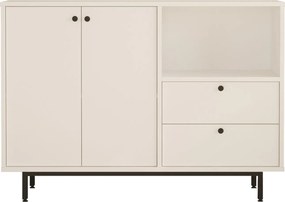 Aparador de cozinha "Toledo" - Branco - 120x85x35.5cm - Design Moderno