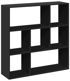 Estante divisória 102x29x103,5 cm derivados de madeira preto