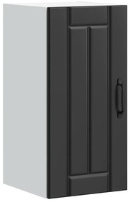 vidaXL Armário de parede da cozinha Lucca derivados de madeira preto