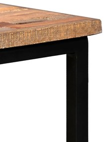 Conjunto mesas centro encastrar 3 pcs teca reciclada maciça