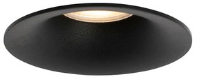 LED Foco embutido inteligente preto Incl. Wifi GU10 50mm - Gijs Moderno