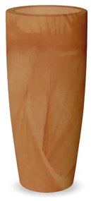 Vaso de flores colorido Polietileno CASA, JARDIM, RESTAURANTE, BAR BAMBOO 90 (ø40 x 90cm) - Terracota