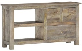 Móvel de TV 100x30x55 cm madeira de mangueira maciça